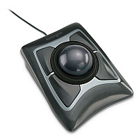 Kensington Expert Mouse Trackball, USB 2.0, Left/Right Hand Use, Black/Silver (KMW64325)