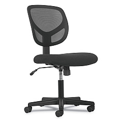 Sadie 1-Oh-One Mid-Back Task Chairs, Supports Up to 250 lb, 17" to 22" Seat Height, Black (BSXVST101)