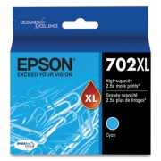 Epson T702XL220-S (702XL) DURABrite Ultra High-Yield Ink, 950 Page-Yield, Cyan
