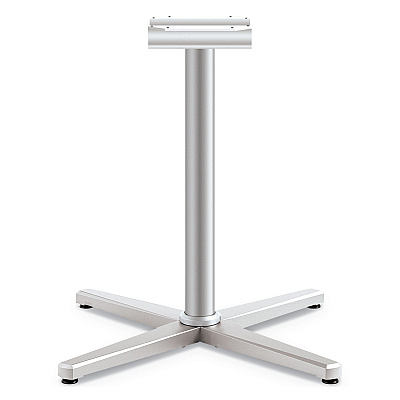 HON Arrange X-Leg Base for 42" to 48" Tops, 32w x 32d x 28h, Silver (HONCT29LXPR8)