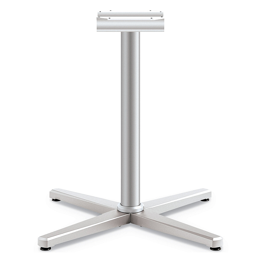 HON Arrange X-Leg Base for 42" to 48" Tops, 32w x 32d x 28h, Silver (HONCT29LXPR8)