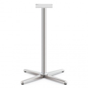 HON Arrange X-Leg Base for 42" to 48" Tops, 32w x 32d x 40h, Silver (CT42LXPR8)