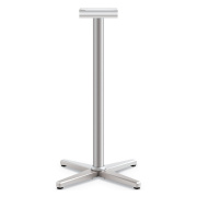 HON Arrange X-Leg Base for 30" to 36" Tops, 25.59w x 25.59d x 40h, Silver (CT42MXPR8)