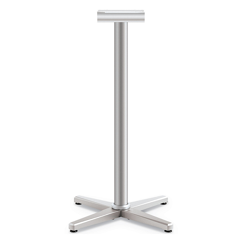 HON Arrange X-Leg Base for 30" to 36" Tops, 25.59w x 25.59d x 40h, Silver (HONCT42MXPR8)