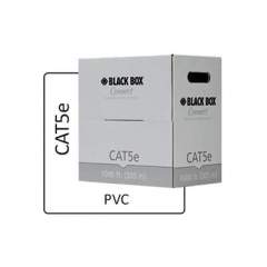 Black Box Cat5e 100mhz Sld Utp Pvc Wh 1000ft Pb (C5E-CM-SLD-WH)