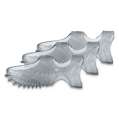 LEE Tippi Micro-Gel Fingertip Grips, Size 5, Clear, 36/Pack (LEE61052)