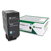 Lexmark 84C0HCG Unison High-Yield Toner, 16,000 Page-Yield, Cyan
