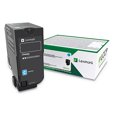Lexmark 84C0HCG Unison High-Yield Toner, 16,000 Page-Yield, Cyan