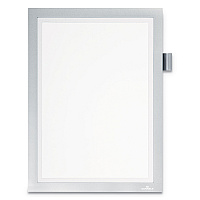 Durable DURAFRAME Note Sign Holder, 8.5 x 11, Silver Frame (DBL477323)