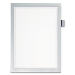 Durable DURAFRAME Note Sign Holder, 8.5 x 11, Silver Frame (DBL477323)