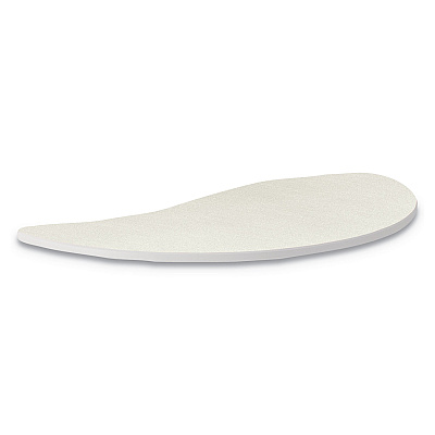 HON Build Wisp Shape Table Top, 54w x 30d, Silver Mesh (HONSN3054ENB9K)