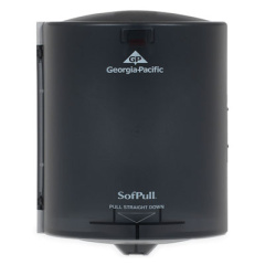 Georgia Pacific Professional SofPull Center Pull Hand Towel Dispenser, 10.88 x 10.38 x 11.5, Smoke (58201)