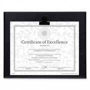 DAX Plaque With Metal Clip, Wood, 8.5 x 11 Insert, Black (N15618CBT)