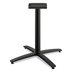 HON Between Seated-Height X-Base for 30" to 36" Table Tops, 26.18w x 29.57h, Black (HONBTX30SCBK)
