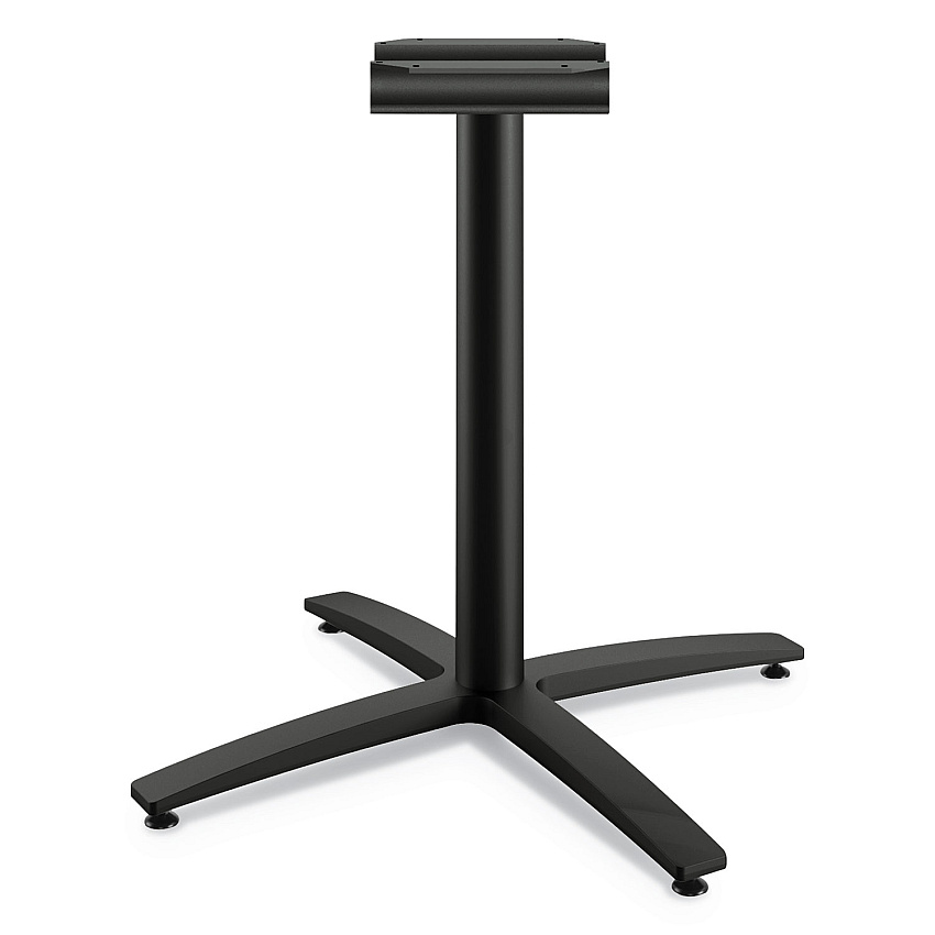 HON Between Seated-Height X-Base for 42" Table Tops, 32.68w x 29.57h, Black (HONBTX30LCBK)