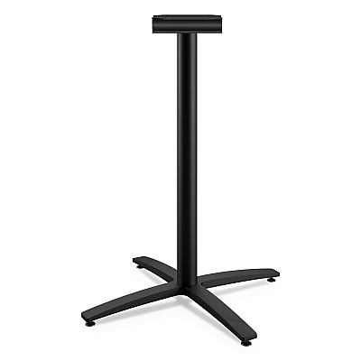 HON Between Standing-Height X-Base for 42" Table Tops, 32.68w x 41.12h, Black (HONBTX42LCBK)