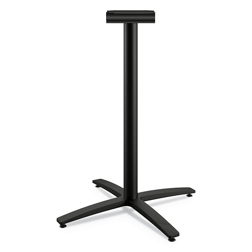 HON Between Standing-Height X-Base for 42" Table Tops, 32.68w x 41.12h, Black (HONBTX42LCBK)