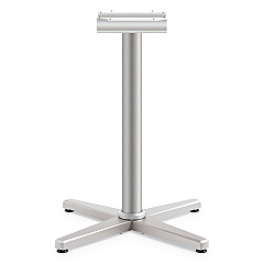 HON Arrange X-Leg Base for 30" to 36" Tops, 25.59w x 27.88h, Silver (HONCT29MXPR8)