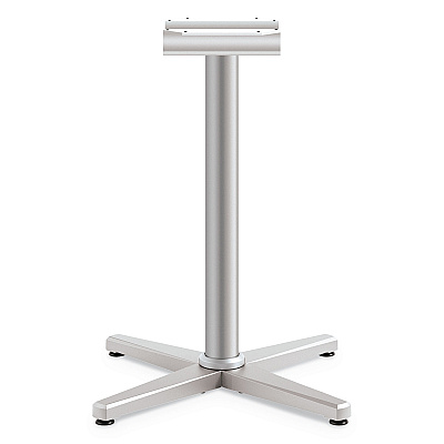 HON Arrange X-Leg Base for 30" to 36" Tops, 25.59w x 27.88h, Silver (HONCT29MXPR8)