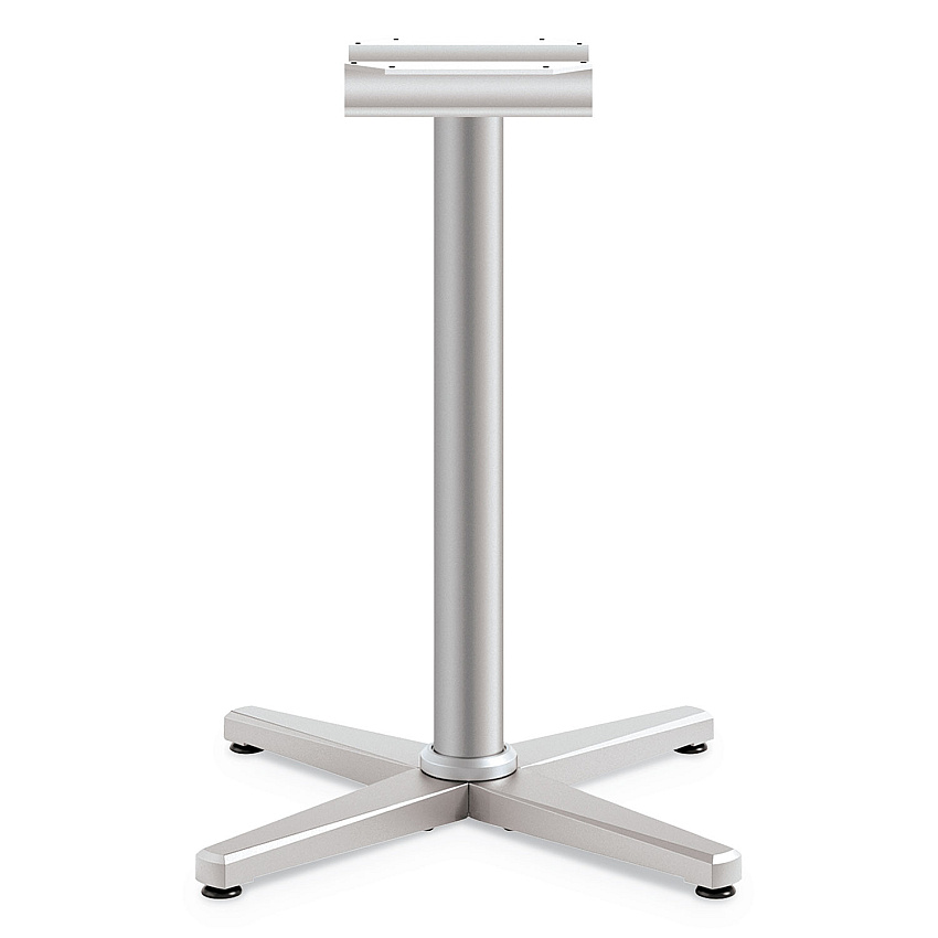 HON Arrange X-Leg Base for 30" to 36" Tops, 25.59w x 27.88h, Silver (HONCT29MXPR8)