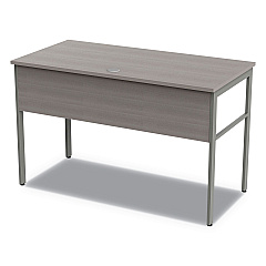 Linea Italia Urban Series Desk Workstation, 47.25" x 23.75" x 29.5", Ash (LITUR600ASH)