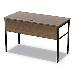 Linea Italia Urban Series Desk Workstation, 47.25" x 23.75" x 29.5", Natural Walnut (LITUR600NW)