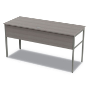 Linea Italia Urban Series Desk Workstation, 59" x 23.75" x 29.5", Ash (UR601ASH)