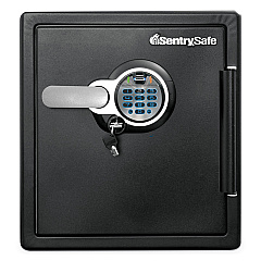 Sentry Safe Fire-Safe with Biometric and Keypad Access, 1.23 cu ft, 16.3w x 19.3d x 17.8h, Black (SENSFW123BSC)