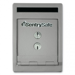 Sentry Safe UC025K Safe, 0.23 cu ft, 6 x 12.3 x 8.5, Silver
