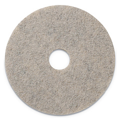 Americo Combo Burnishing Pads, 19" Diameter, Tan, 5/carton (AMF402019)