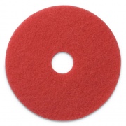 Americo Buffing Pads, 20" Diameter, Red, 5/Carton (404420)