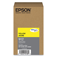 Epson T912420 (912) DURABrite Pro Ink, 1700 Page-Yield, Yellow