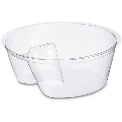 Dart Single Compartment Cup Insert, 3.5 oz, Clear, 1,000/Carton (DCCPF35C1)