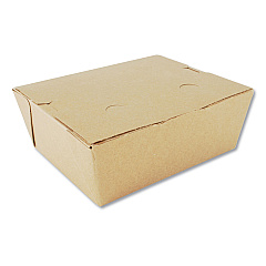 SCT ChampPak Carryout Boxes, #8, 6 x 4.75 x 2.5, Kraft, Paper, 300/Carton (SCH0738)