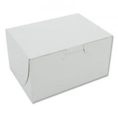 SCT NON-WINDOW BAKERY BOX, 4 X 2 X 5.5, WHITE, 250/CARTON (0900)