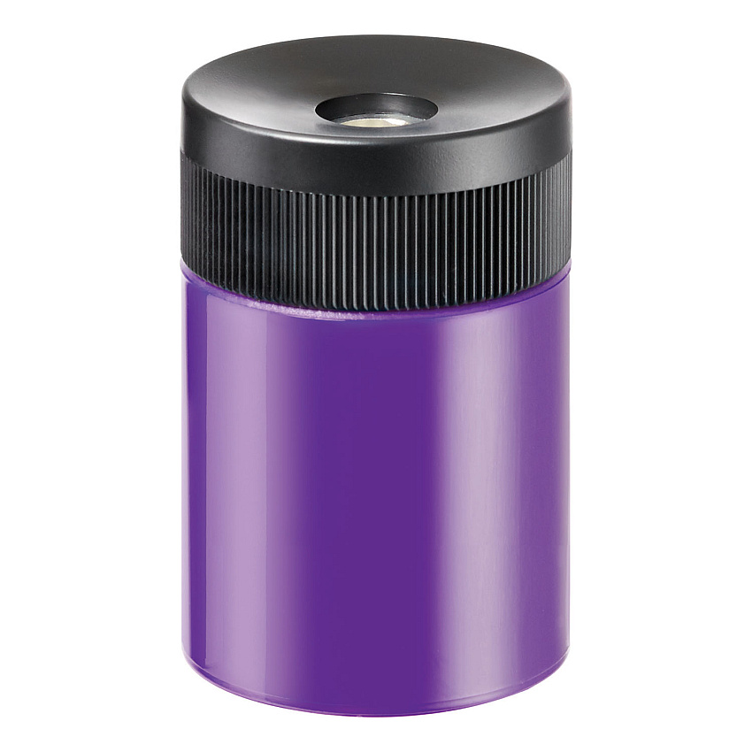Staedtler Handheld Barrel Pencil Sharpener, 2.5 x 3, Assorted Colors, 6/Box (STD51163BK)