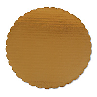 SCT Gold Cake Circles, Single Wall Construction, 10" Diameter, Gold, Paper, 200/Carton (SCH1615)