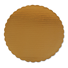 SCT Gold Cake Circles, Single Wall Construction, 10" Diameter, Gold, Paper, 200/Carton (SCH1615)