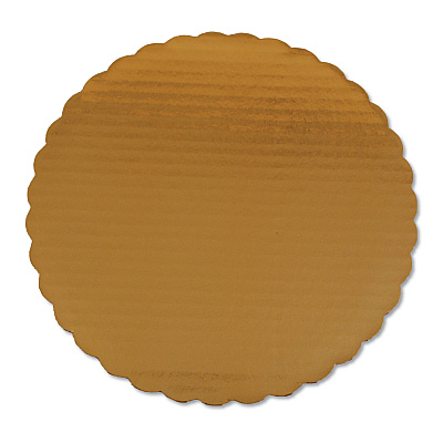 SCT Gold Cake Circles, Single Wall Construction, 10" Diameter, Gold, Paper, 200/Carton (SCH1615)