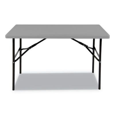 AbilityOne 7110016716418, SKILCRAFT Blow Molded Folding Tables, Rectangular, 30w x 96d x 29h, Charcoal