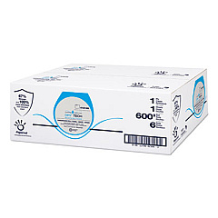 Papernet Dry Tech Paper Towel, 1-Ply, 7.5" x 600 ft, White, 6 Rolls/Carton (SOD410126)
