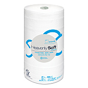 Papernet Heavenly Soft Special Kitchen Paper Towels, 2-Ply, 11 x 8.8, White, 85/Roll, 30 Rolls/Carton (410132)