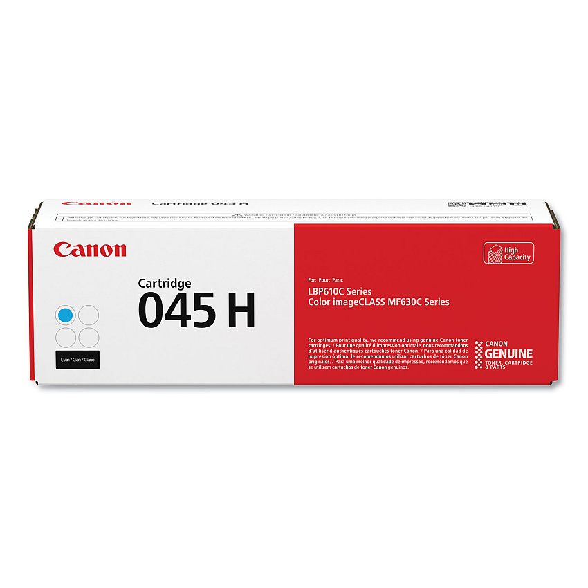 Canon 1245C001 (045) High-Yield Toner, 2,200 Page-Yield, Cyan