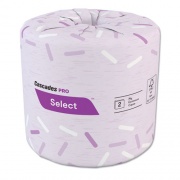 Cascades PRO Select Standard Bath Tissue, 2-Ply, White, 4 x 3, 500 Sheets/Roll, 96 Rolls/Carton (B166)
