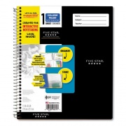 Five Star Interactive Notebook, 1-Subject, Medium/College Rule, Green Cover, (100) 11 x 8.5 Sheets (06270)