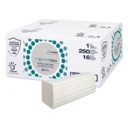 Papernet DissolveTech Paper Towel, 5.3 x 8, White, 250/Pack, 16 Packs/Carton (410338)