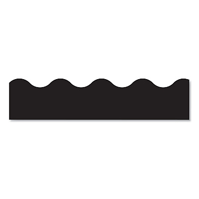 TREND Terrific Trimmers Solid Colors Board Trim, 2.25" x 39 ft, Black (TEPT9872)