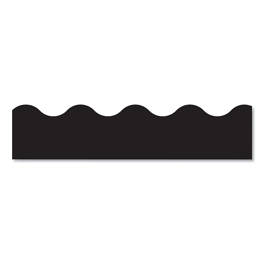 TREND Terrific Trimmers Solid Colors Board Trim, 2.25" x 39 ft, Black (TEPT9872)