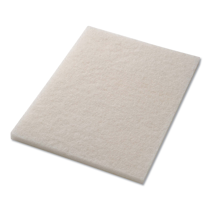 Americo Polishing Pads, 14 x 28, White, 5/Carton (AMF40121428)