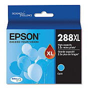 Epson T288XL220-S (T288XL) DURABrite Ultra High-Yield Ink, 450 Page-Yield, Cyan